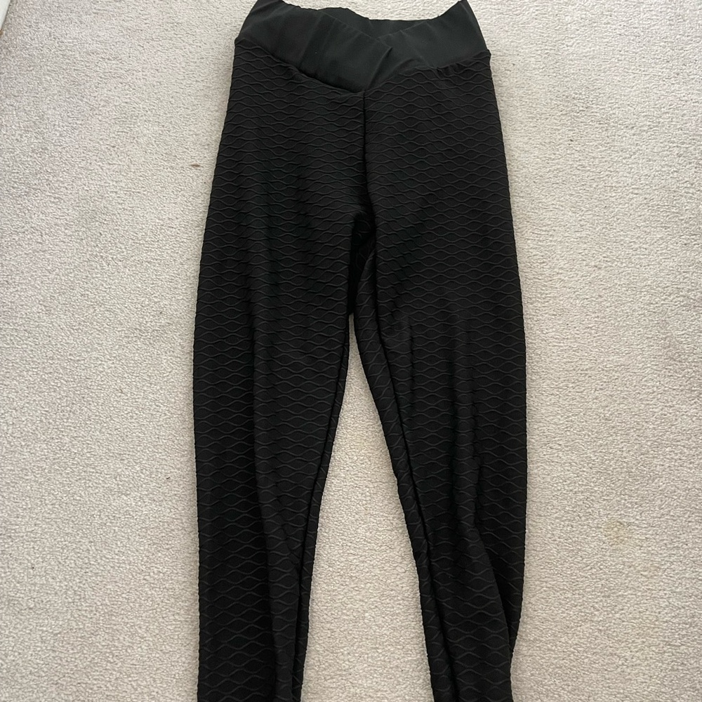 Shein v ribbed leggings